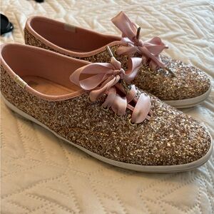 Glittery Pink Women's Sneakers